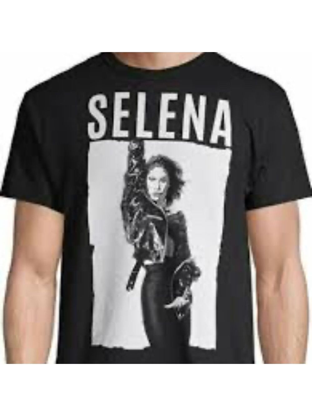 Official Selena Merchandise Selena Black Graphic T-Shirt